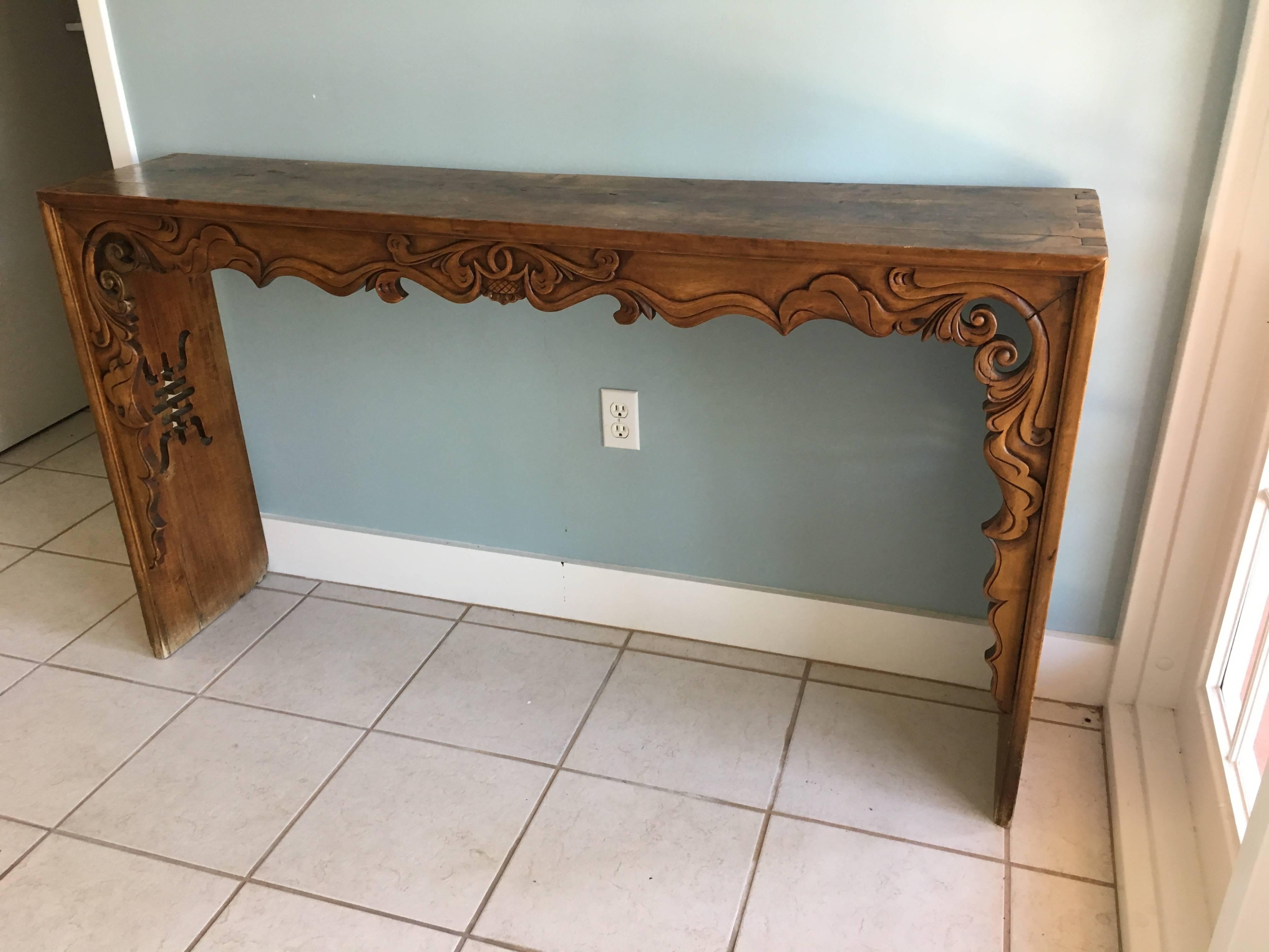 Walnut Chinese Altar Table