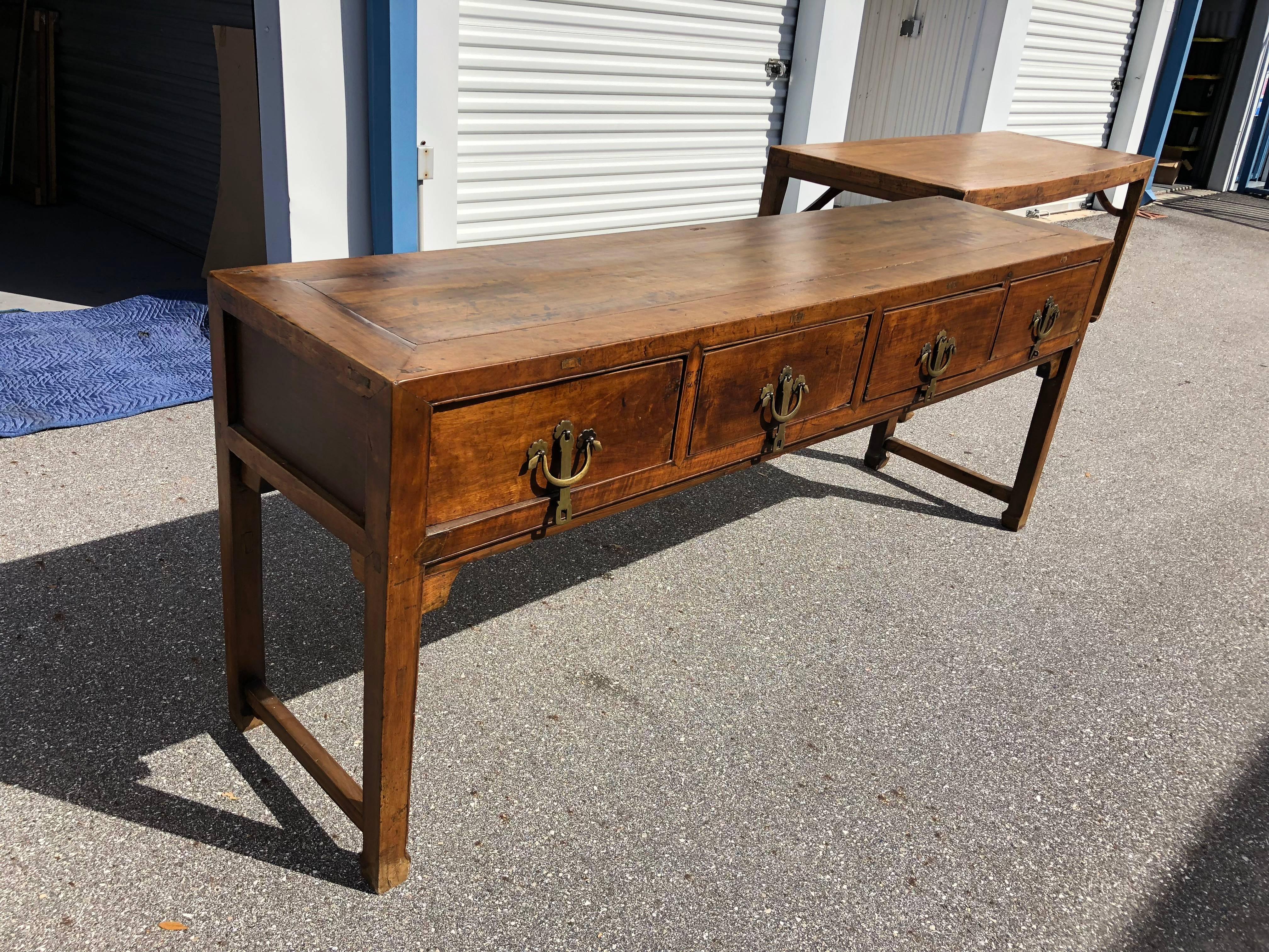 Chinese Sideboard or Sofa Table In Excellent Condition In Sarasota, FL