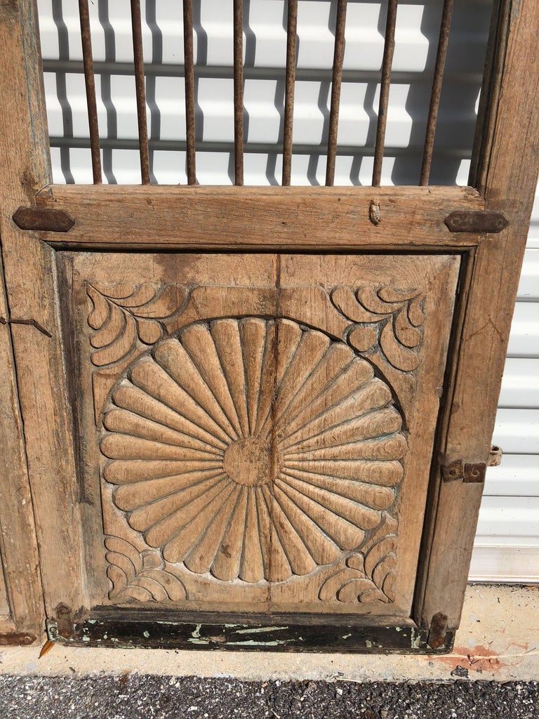 Set of 19th Century Teak Indian Garden Gates at 1stDibs