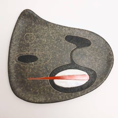 Peter and Denise Orlando, Ceramic Dish on Metal Base