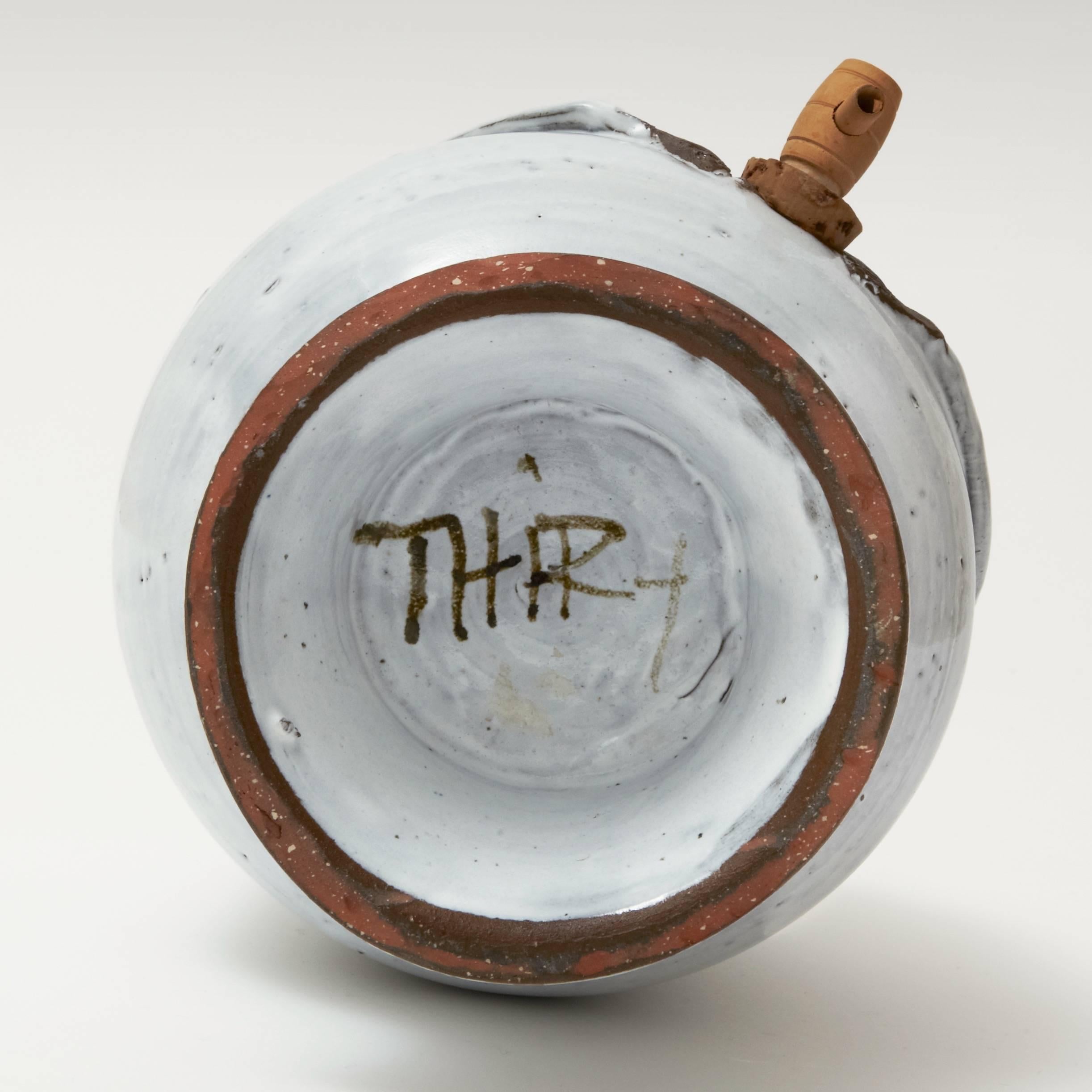 Mid-Century Modern Thiry, Ceramic Lidded Pot For Sale