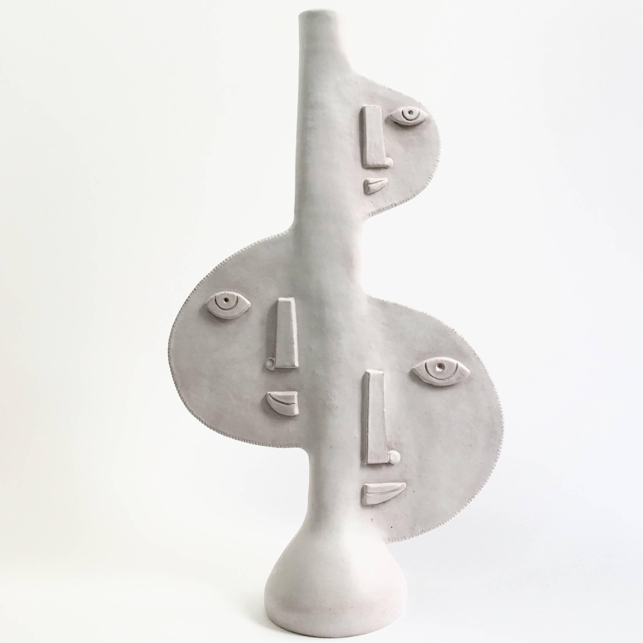 Dalo, Important Ceramic Lamp Base or TOTEM Sculpture 3