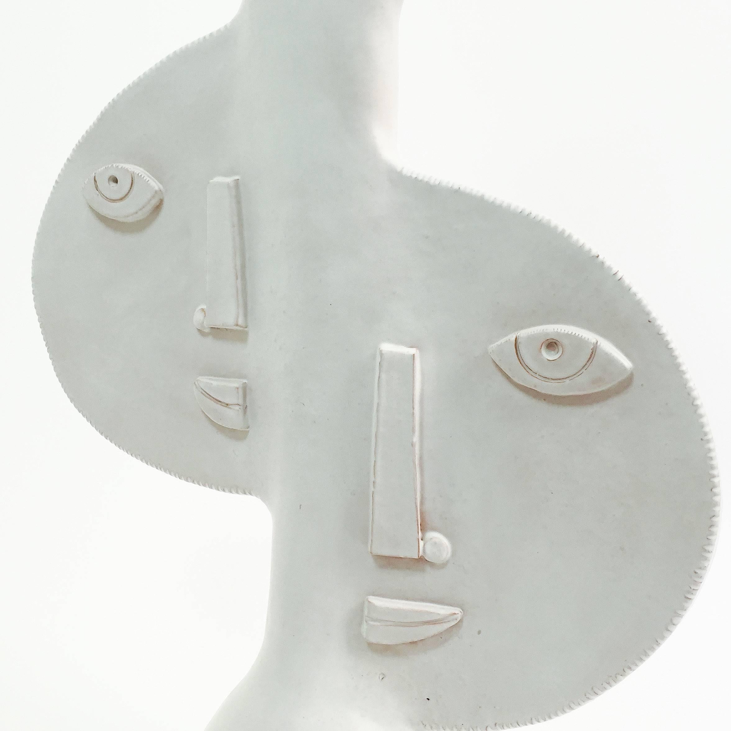 Contemporary Dalo, Important Ceramic Lamp Base or TOTEM Sculpture