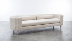 Canapé moderne ClariSSE SOFA en bouclette crème