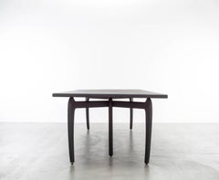 THEO DINING TABLE - Modern Hand-Carved Ebony Wood Dining Table