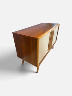 Consola estéreo «Space Age Stereo» de Packard Bell, estilo Mid-Century Modern, en madera de nogal