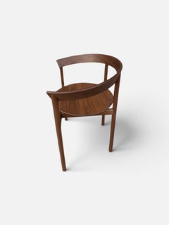 Michael Anastassiades Comma Walnut Dining Armchair for Herman Miller, 2025