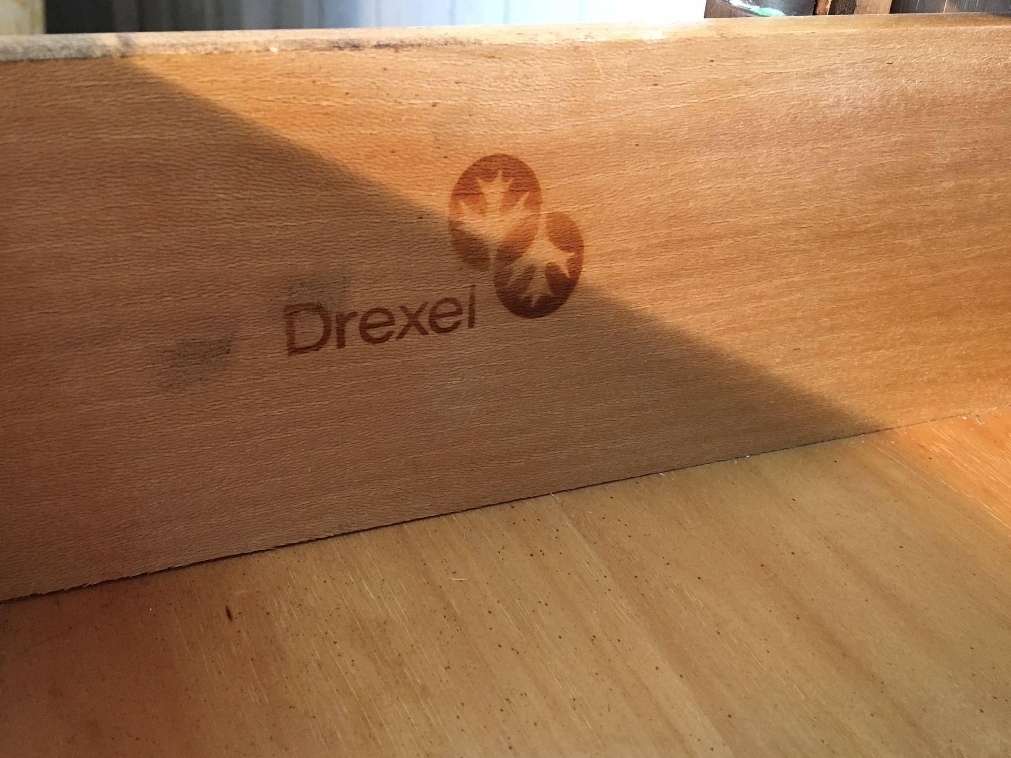 Vintage Drexel Accolade Ten-Drawer Campaign Dresser 1