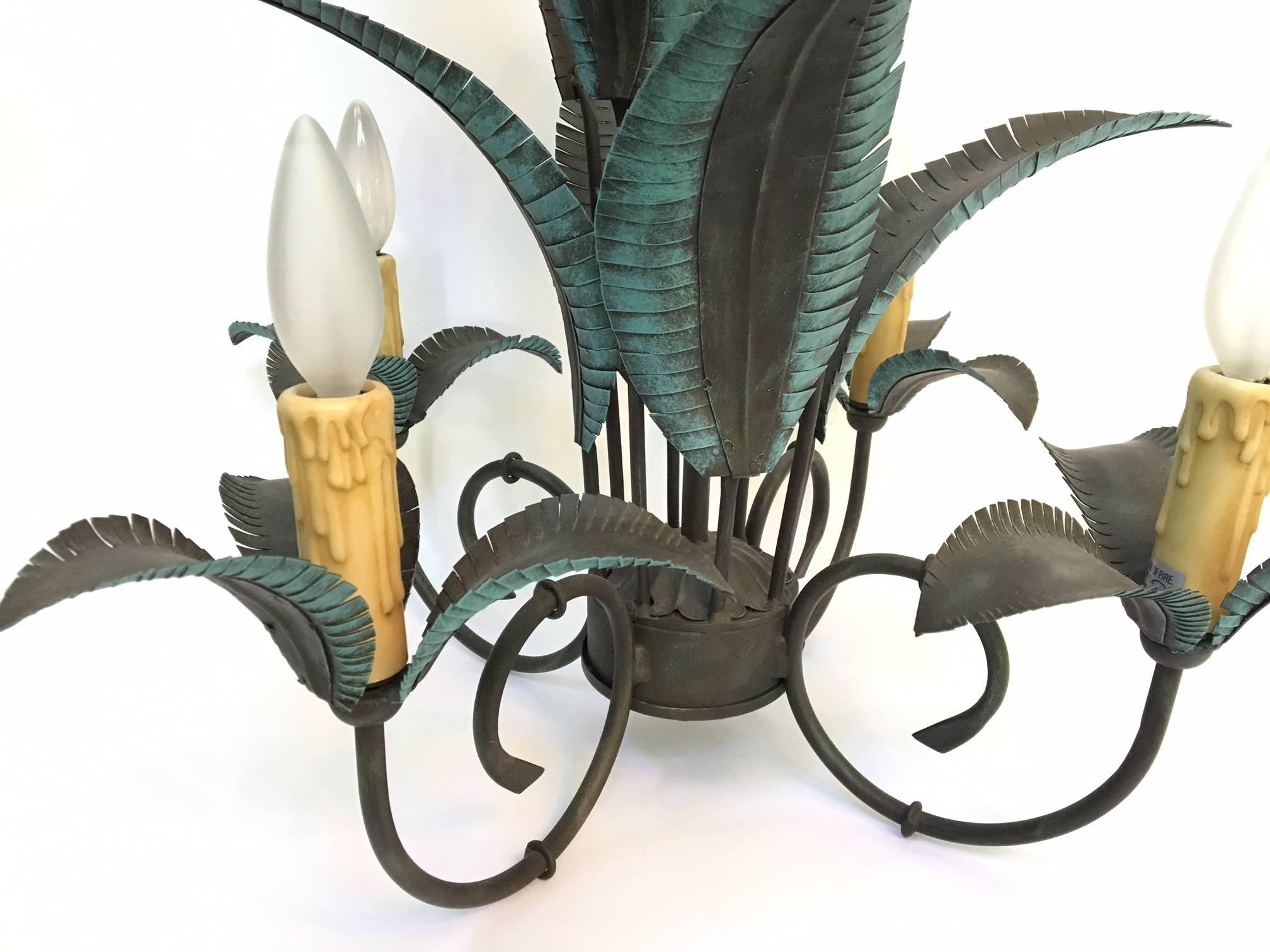 Arte De Mexico Palm Tree Chandelier For At 1stdibs