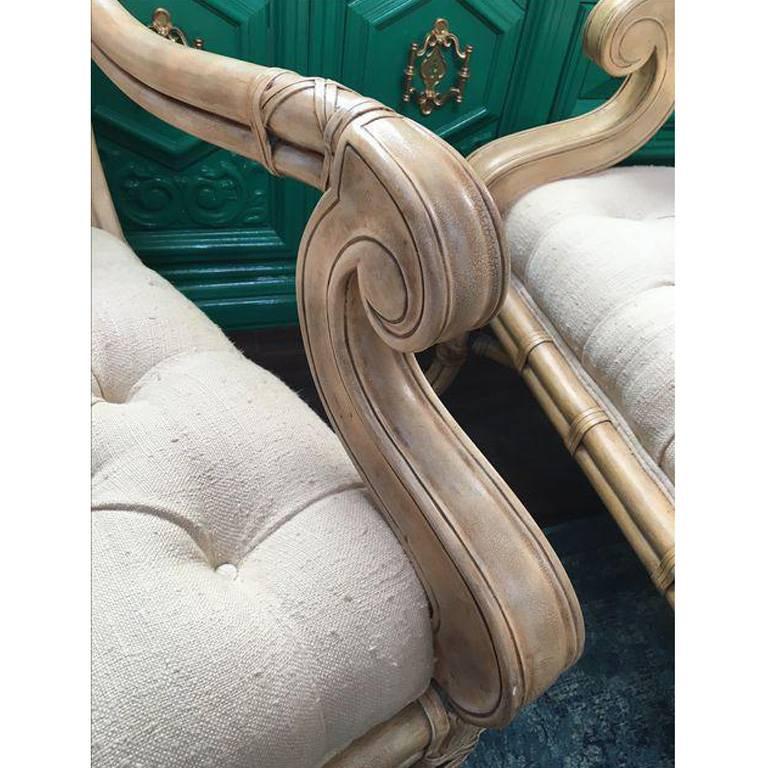 Maitland-Smith Bamboo Claw Foot Chairs 3
