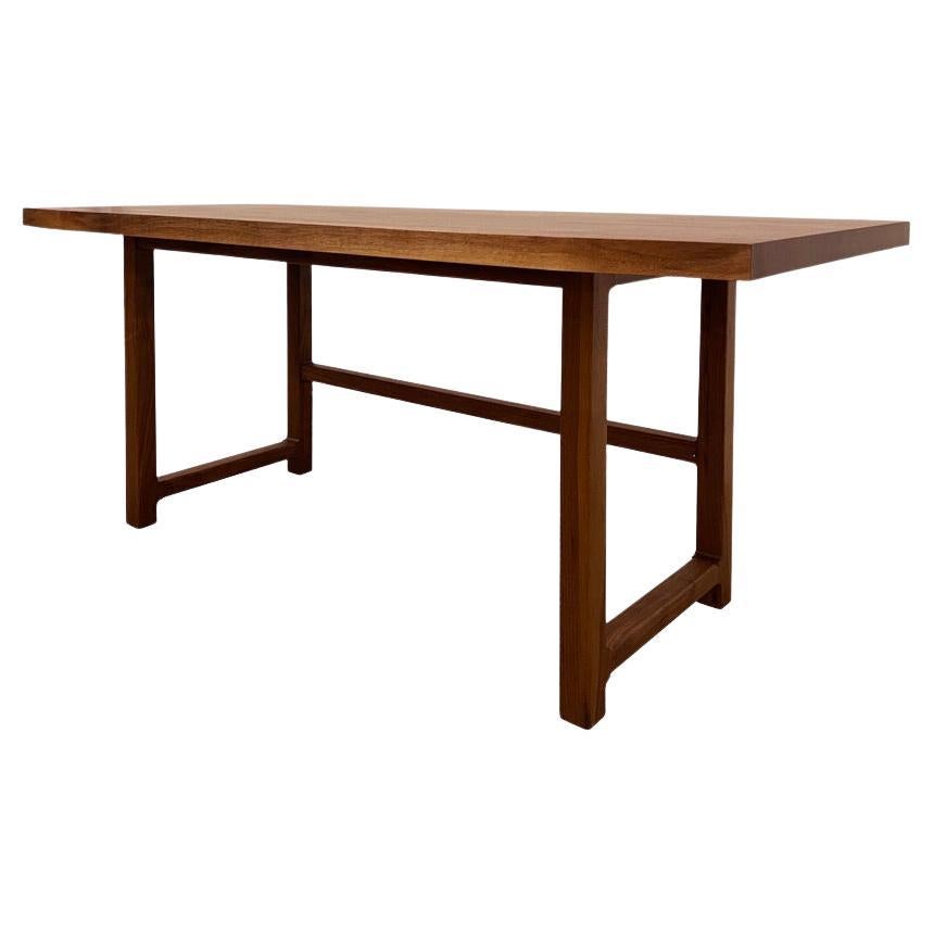 Highland Mid-Century Style Walnut Desk by New York Heartwoods For Sale