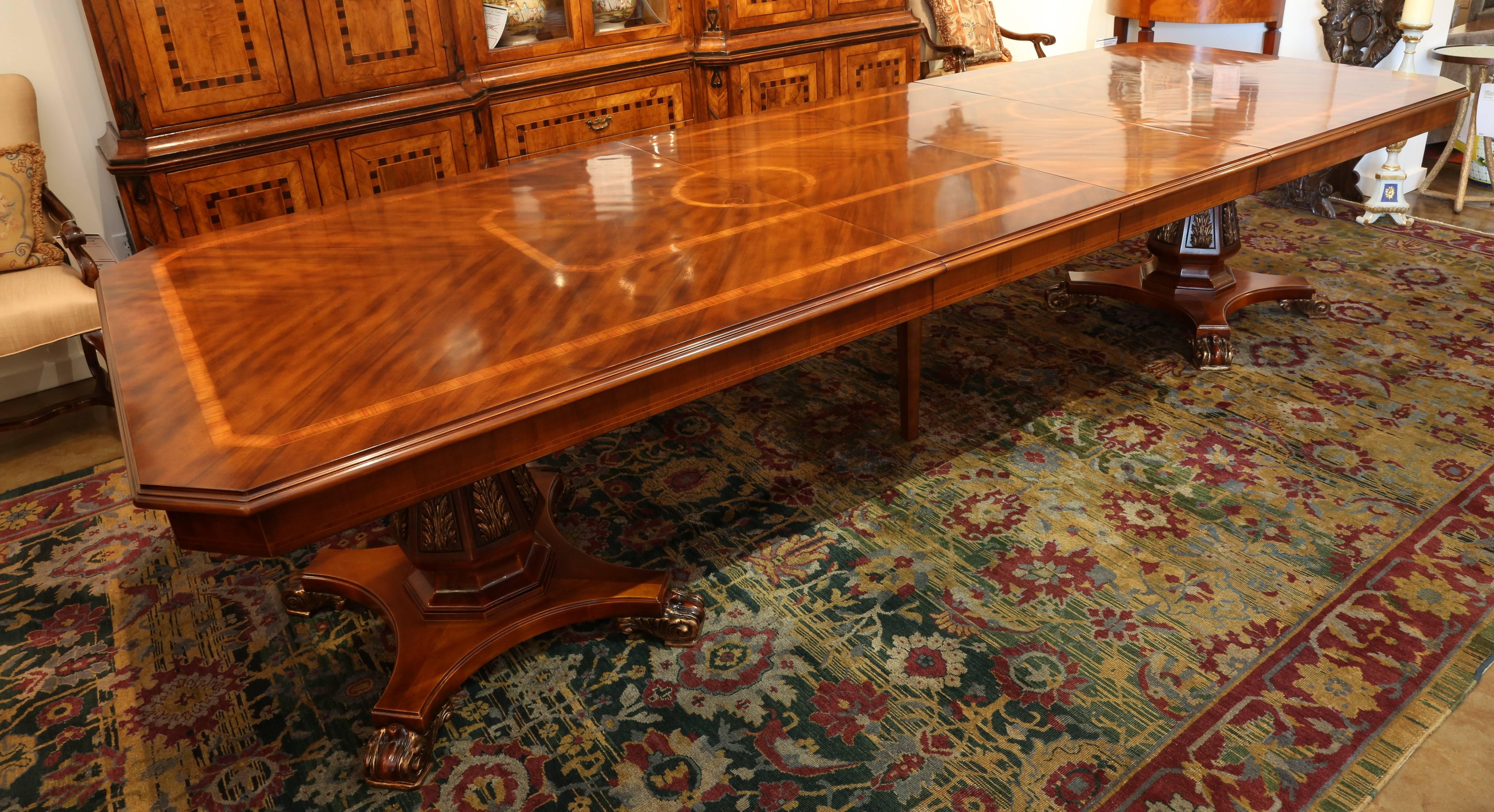 Italian 19th Century Style Rectangle Dining Table designed by Renaissance Collection