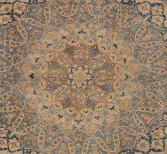 Handwoven Antique Persian Lavar Kerman Rug, circa 1940