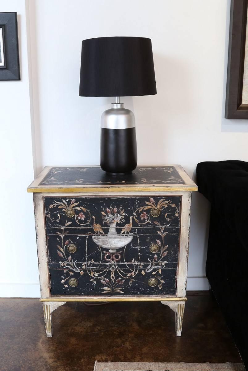 Other Hand-Painted Nightstand For Sale