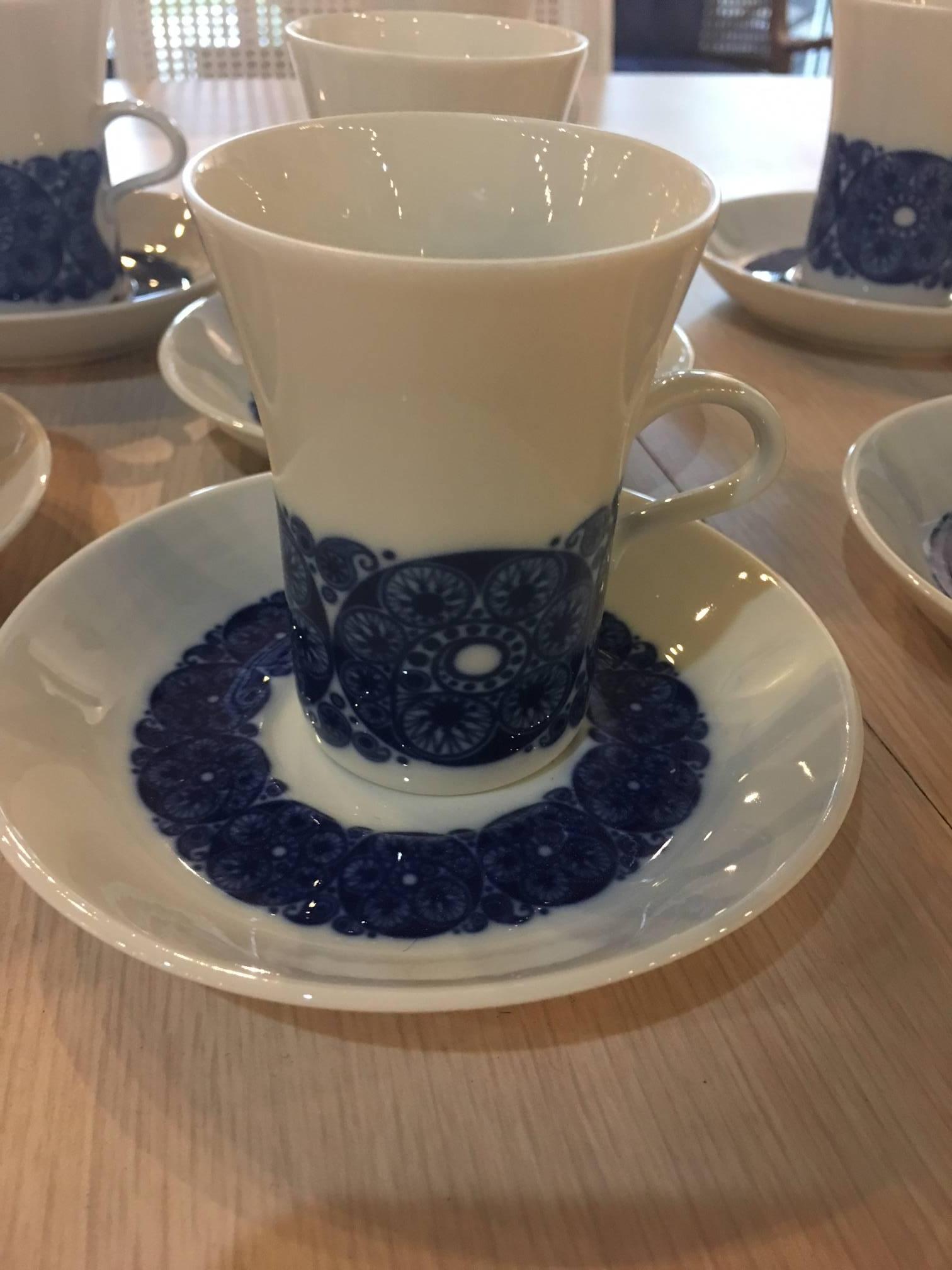 Painted Swedish Tea Set 