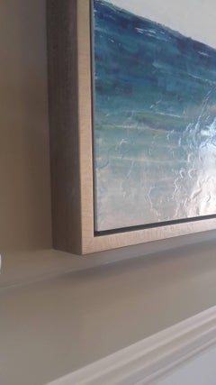 Original Acrylic on Wood "Reflections III" by Michelle Woolley Sauter