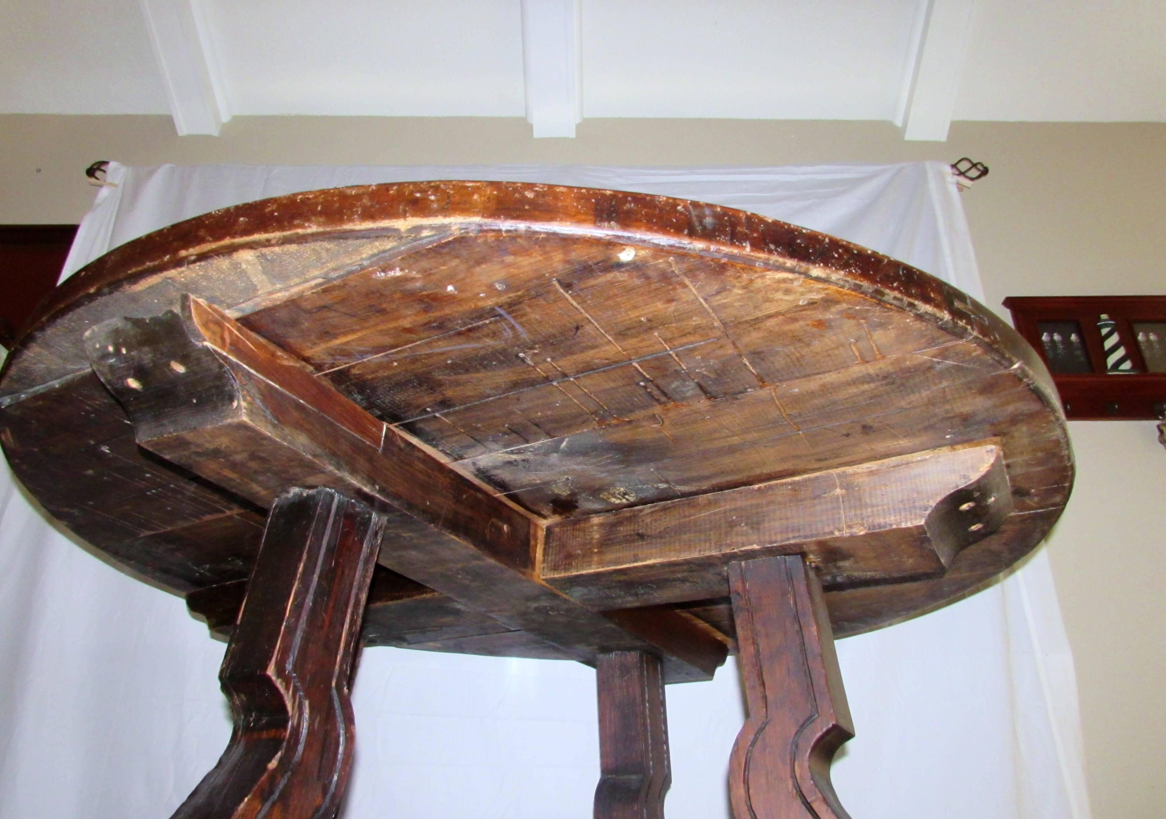 Renaissance  Antique Catalan Style Pine Table, 1800 For Sale