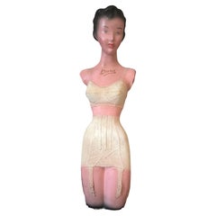 Vintage 20th century French Plaster Bust For Dior Advertisement, 1950s