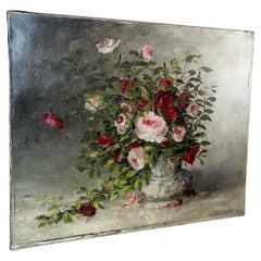 Frühes 20. Jahrhundert Französisch Öl auf Leinwand Signiert Delornage, 1906s