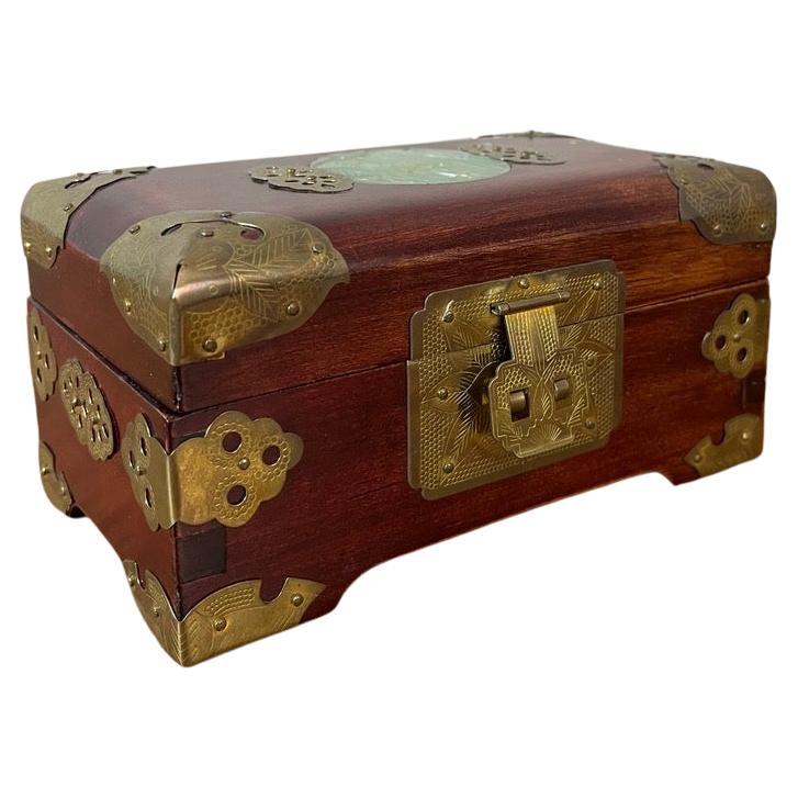 20ème siècle Français Art Deco Mahogany Jewelry Boxe, 1930s