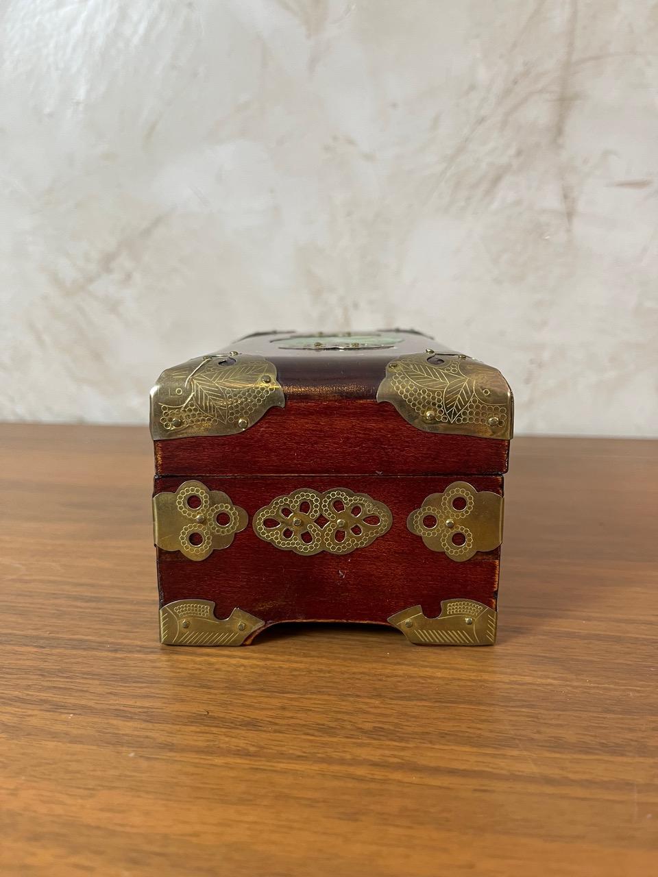 20ème siècle Français Art Deco Mahogany Jewelry Boxe, 1930s Bon état - En vente à LEGNY, FR