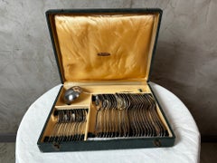 Service de couverts plaqué argent Manue France – 37 pièces