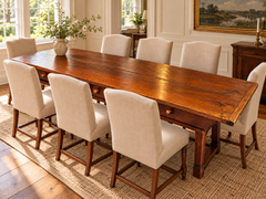 19th century French Walnut Farmhouse Dining Table