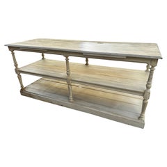 Early 20th century French Painted Pine Draper's Table, 1900s