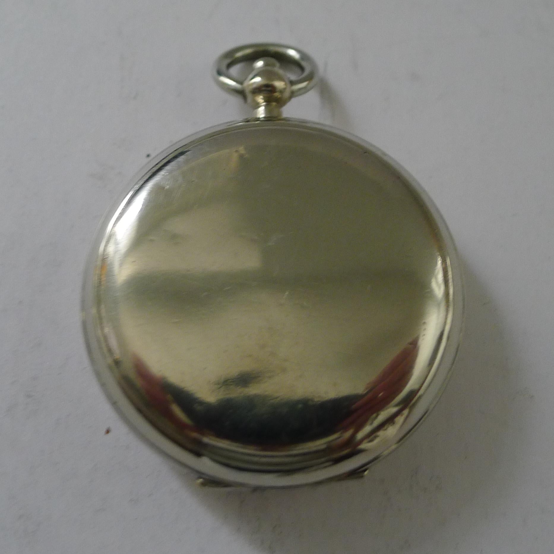 Ancienne boussole militaire anglaise de la Première Guerre mondiale - 1917 en vente 1