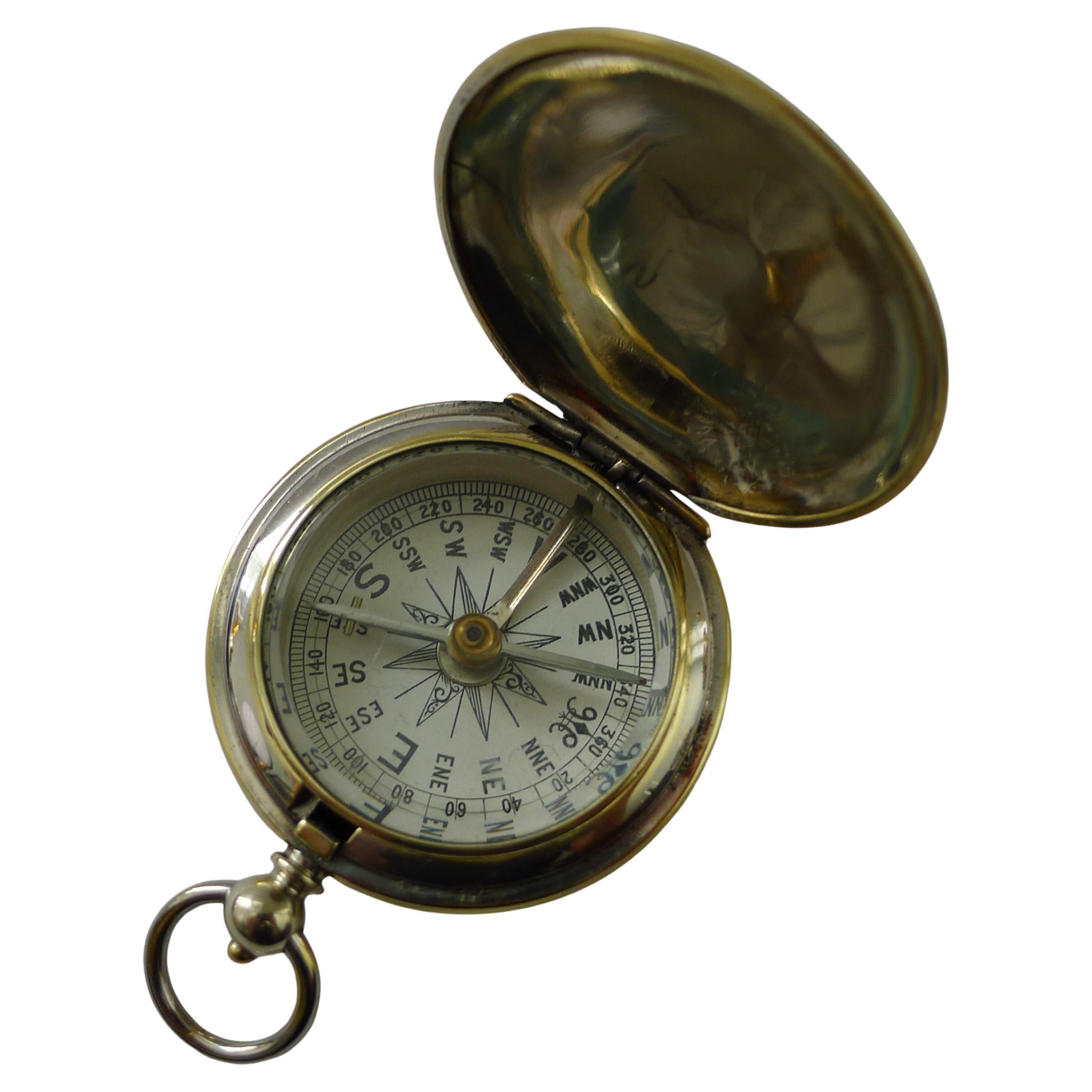 Antique boîtier anglais en laiton c.1900 en vente