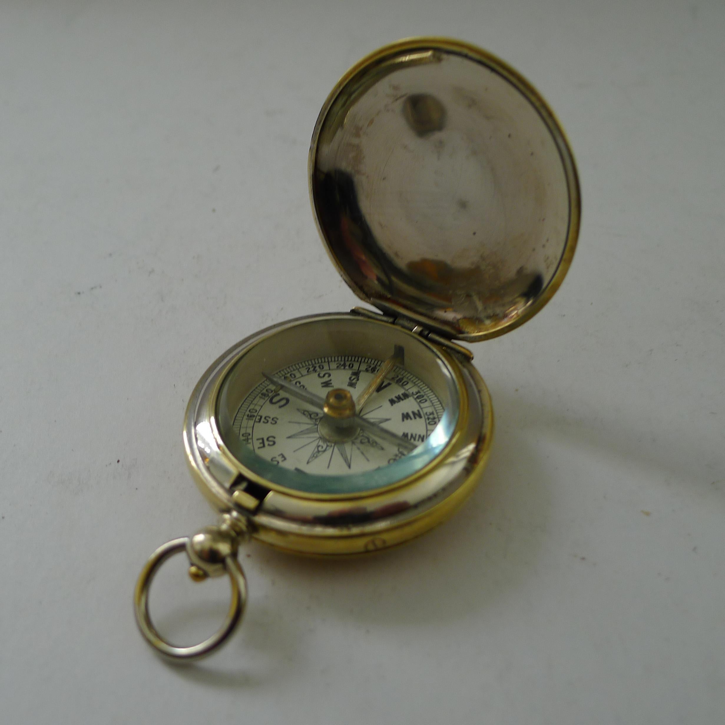 Britannique Antique boîtier anglais en laiton c.1900 en vente