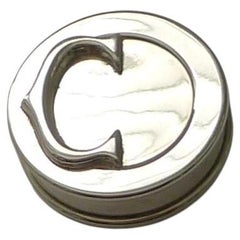 Pastillero vintage de Cartier en plata de ley, hacia 1980