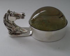 Hermes, Paris - Equestrian Horse Head Magnifying Glass c.1960