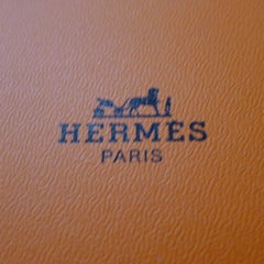 Hermes, Paris - Rare Unused Gold Leather Clad Nutcrackers - 2002