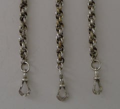 Viktorianische englische Chatelaine aus Sterlingsilber von William Comyns & Sons – 1890