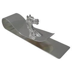Hermès, Paris - Large Equestrian Horse Head Desk Clip c.1960