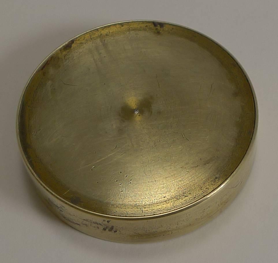 Antique English Signed Explorer Compass, circa 1880 In Excellent Condition In Bath, GB