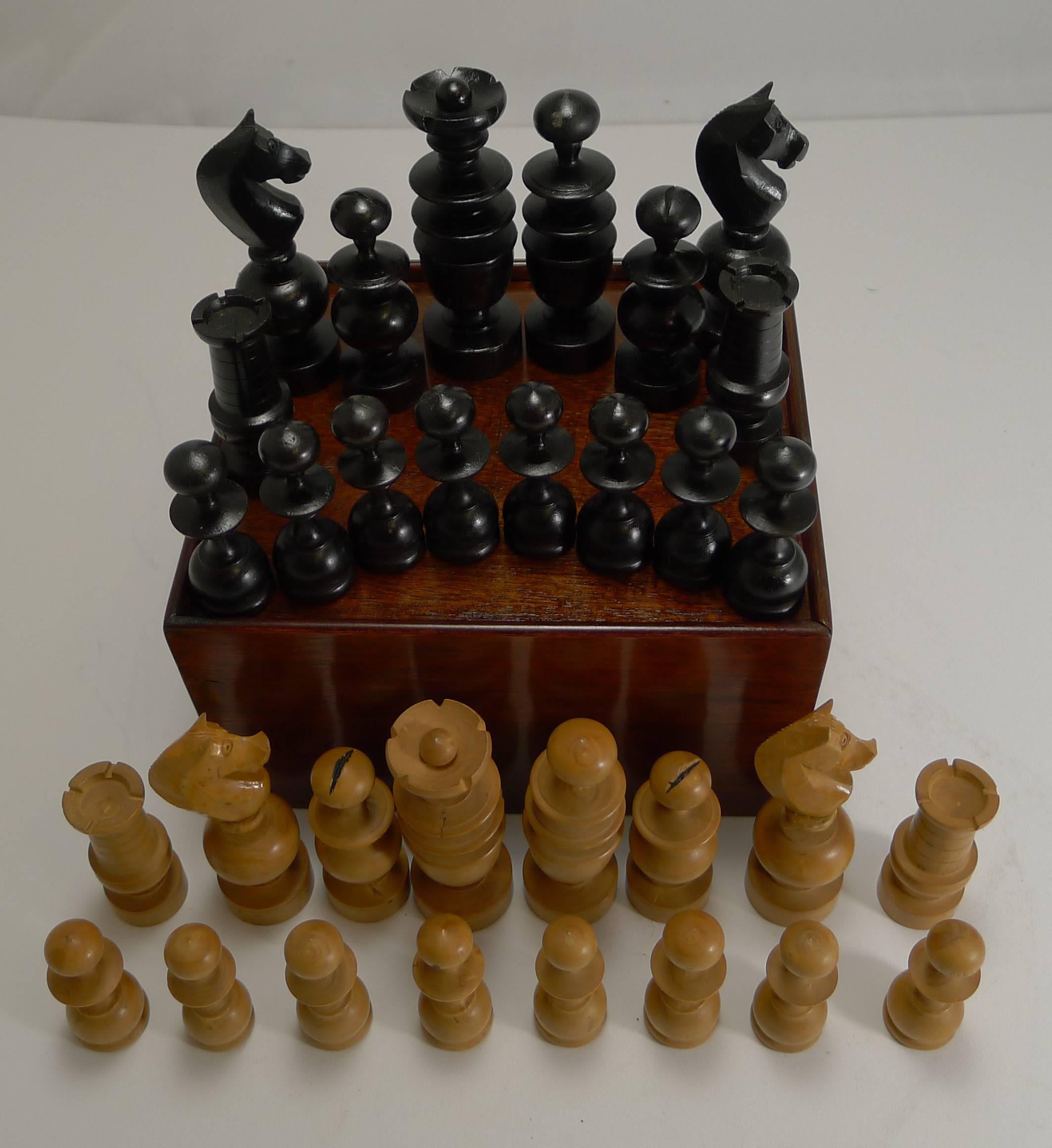 chess set with case