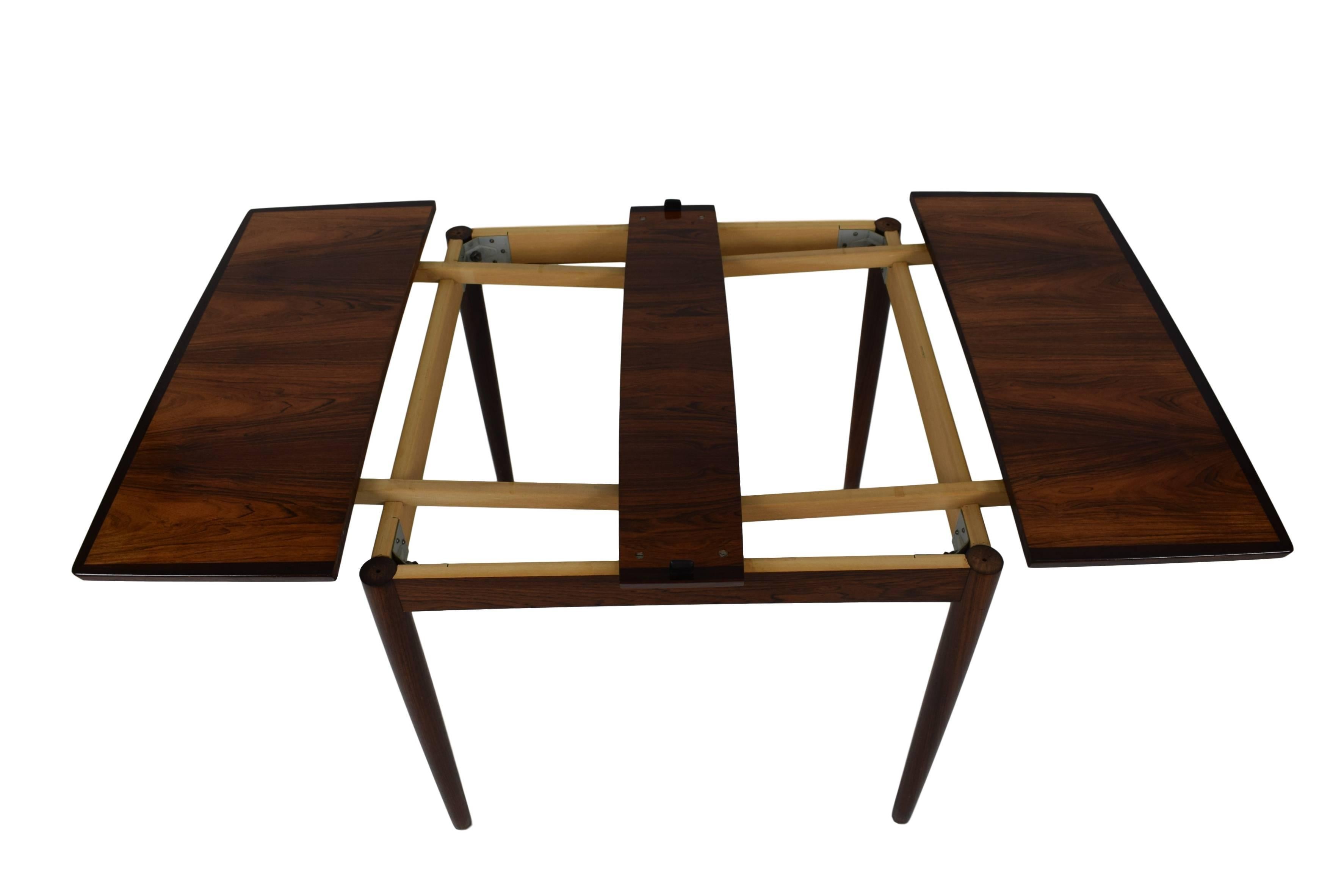 Danish Midcentury Games Table / Dining Table by Poul Hundevad, Reversible Top 2