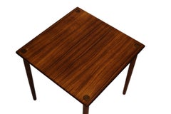 Danish Midcentury Rosewood Side Table by Georg Petersen Møbelfabrik A/S