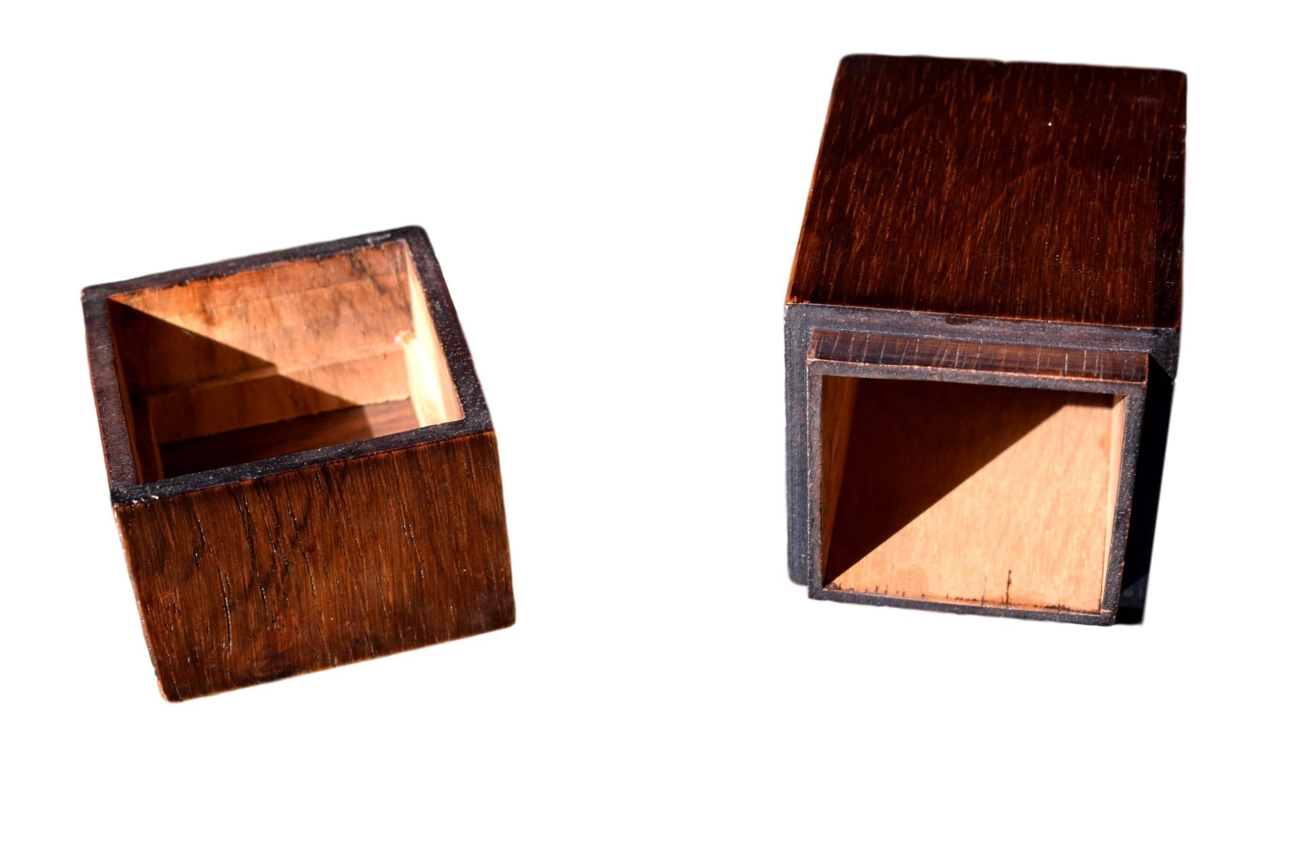 Danish Midcentury Rosewood Box by Alfred Klitgaard with Enamel by Bodil Eje In Good Condition For Sale In Denmark, DK