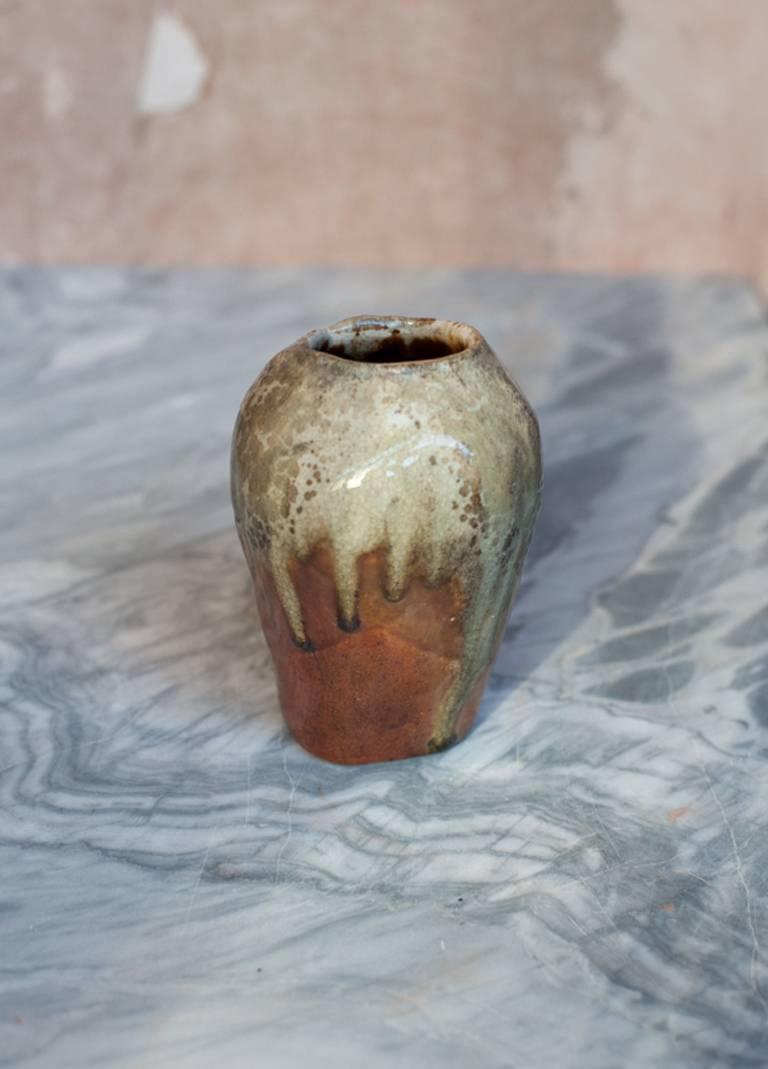 Glazed Handmade Wood-Fired Vase