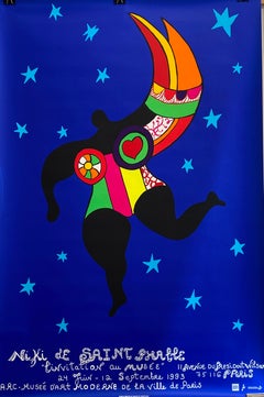 Niki de Saint Phalle, Small Original Vintage Poster