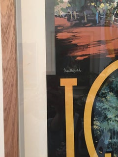 Original Vintage Poster Lorne Australia by James Northfield, 1935