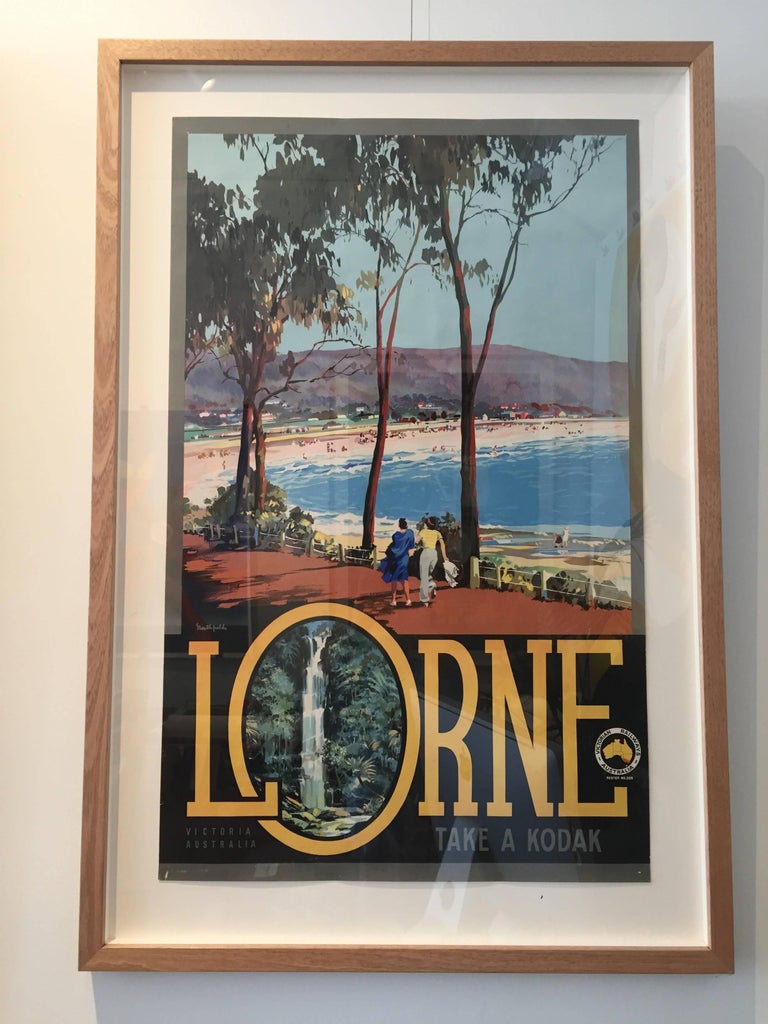 Original Vintage Poster Lorne Australia by James Northfield, 1935 In Excellent Condition For Sale In Melbourne, Victoria