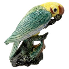 Vintage Stangl Nr. 3449 – handbemalte Carolina-Sittich-Figur, um 1950
