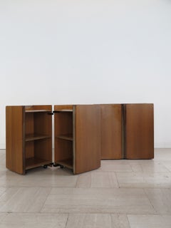 Artona Afra & Tobia Scarpa for Maxalto Walnut Italian Night Stand "Artona" 1970s