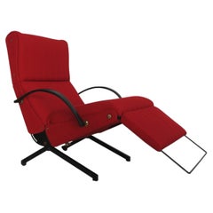 Sillón reclinable P40 de estilo «mid-century» de Osvaldo Borsani para Tecno Red, Italia, década de 1950
