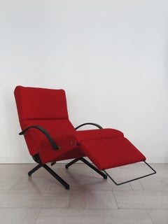 Sillón reclinable P40 de estilo «mid-century» de Osvaldo Borsani para Tecno Red, Italia, década de 1950