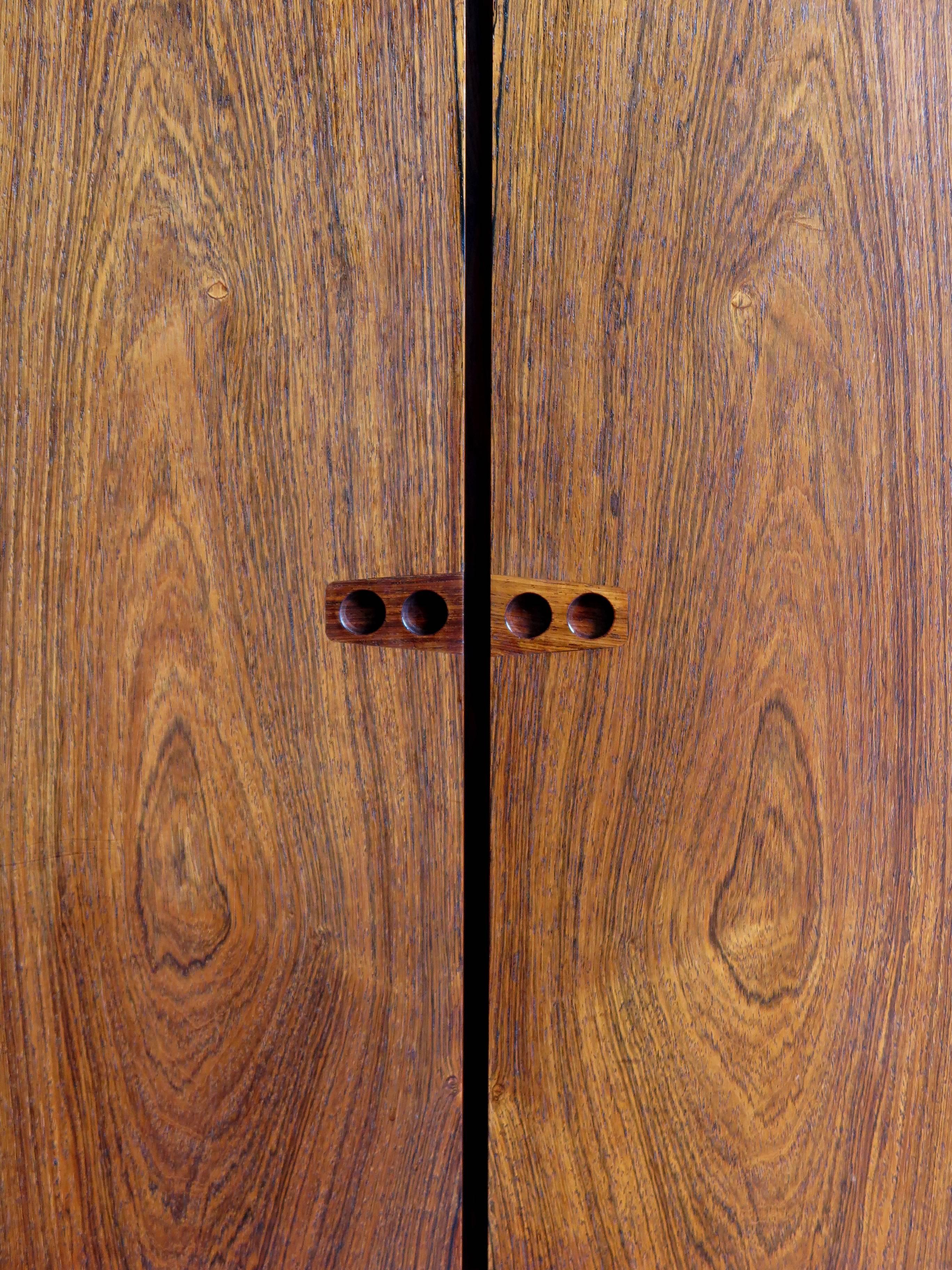 Danish 1960s Arne Vodder Midcentury Scandinavian Rosewood Hight Sideboard